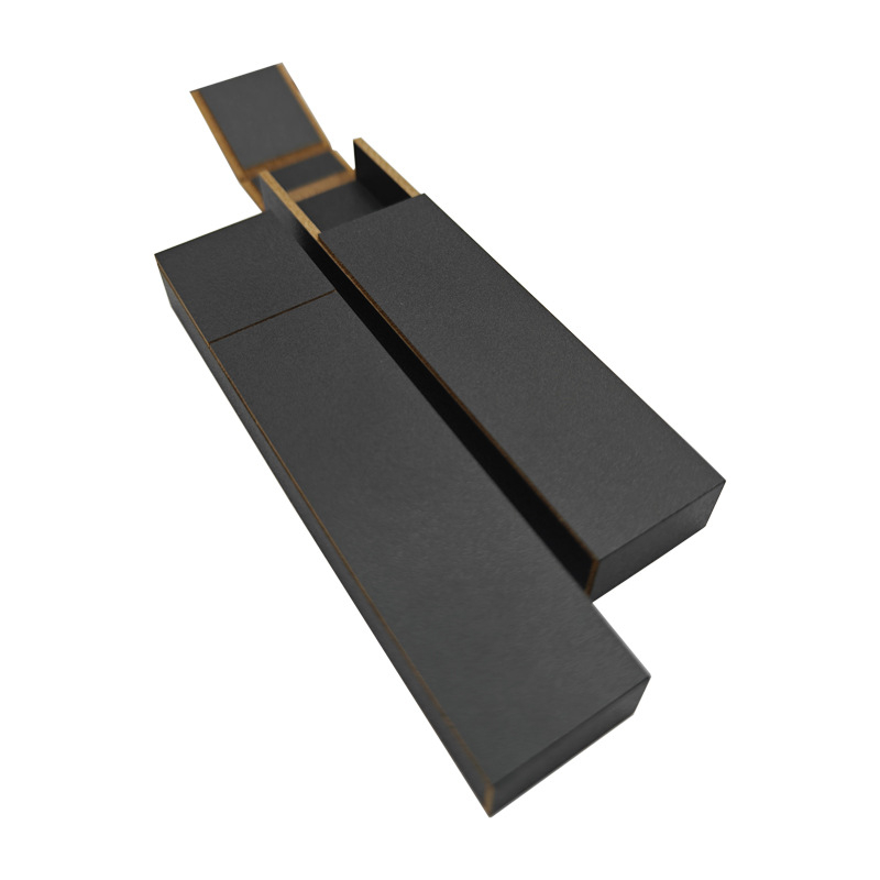 Kadidlo krabička z fiberboardu s EVA výstelkou, model QF-035, potlač horúceho razenia strieborného loga, prispôsobiteľné logo