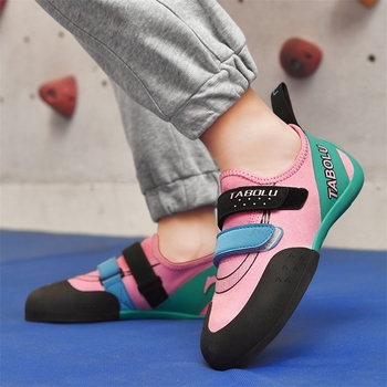 Παπούτσια αναρρίχησης για εσωτερική προπόνηση, unisex, για αρχάριους, σόλα vulkanizirana, άνω μέρος: τεχνητό δέρμα