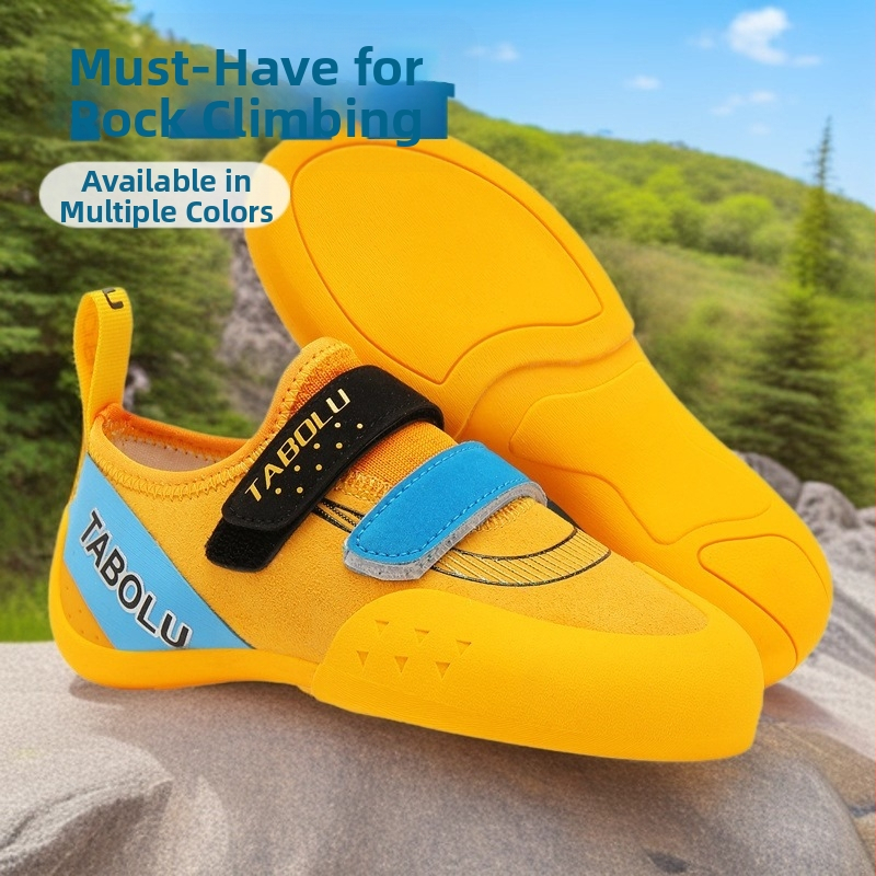 Topánky na lezenie pre indoor tréning, unisex, pre začiatočníkov, vulkanizovaná podrážka, vrchný materiál: syntetická koža