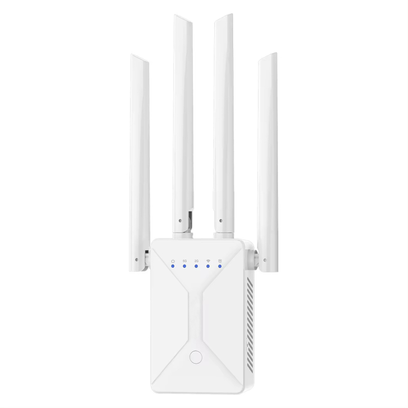 Gigabitni dvostruki WiFi posrednik za kućnu upotrebu, kroz zid, visokoučinkoviti pojačivač signala, 802.11ac, 110–240V, doseg do 100 m