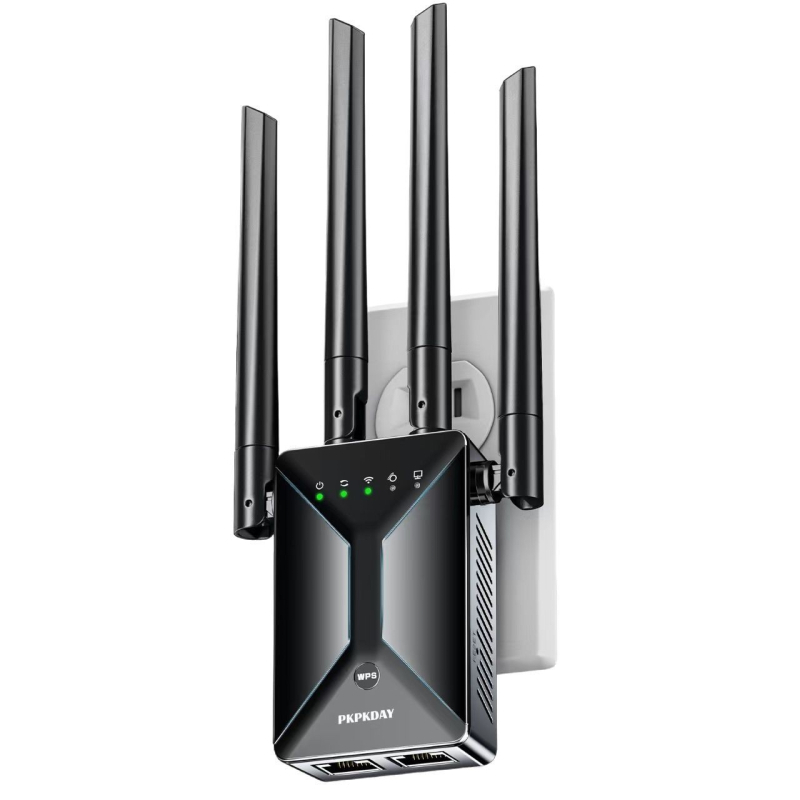 Επαναληπτής WiFi για οικιακό δρομολογητή, απόσταση 10 μ., 802.11ac, 300 Mbps, μέσω τοίχου