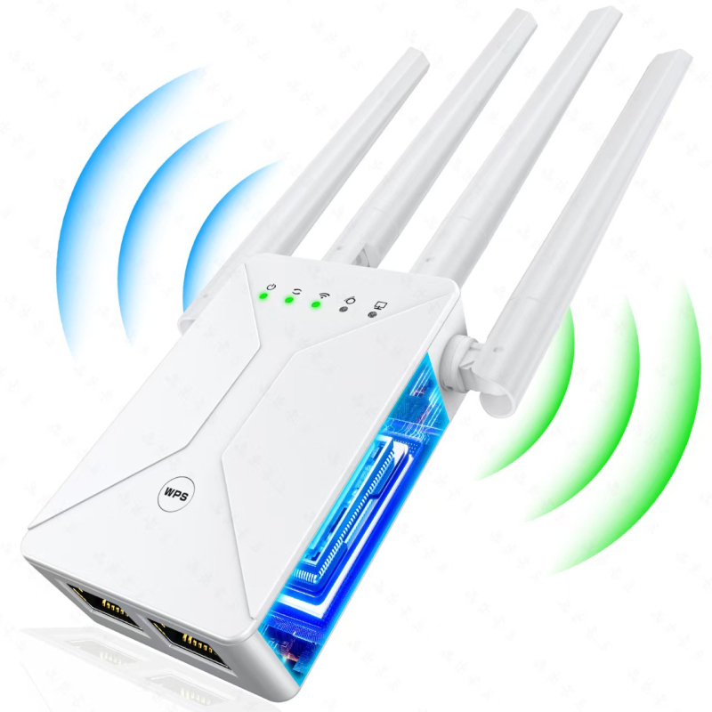 Επαναληπτής WiFi για οικιακό δρομολογητή, απόσταση 10 μ., 802.11ac, 300 Mbps, μέσω τοίχου