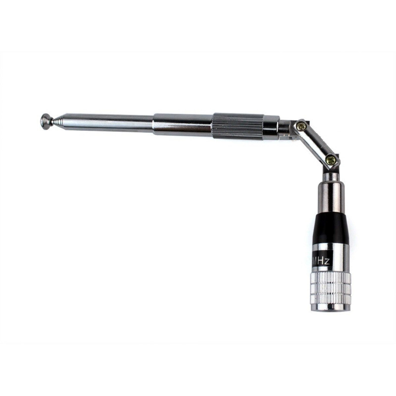 FeiXunteng ručná anténa pre rádio, teleskopická z nehrdzavejúcej ocele, skladacia, vysoký zisk, rozsah 136-174/400-470 MHz