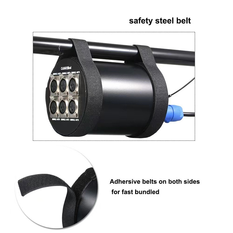 DMX512 Διανομέας σήματος 6-δρομών, 3-pin XLR βύσμα, Εσωτερική χρήση, 88–256V AC