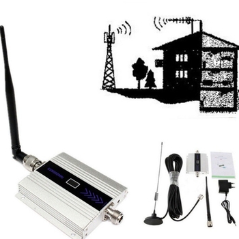 Mini amplificator de semnal pentru telefonul mobil cu antenă suction cup – GSM 900 MHz, acoperire 100–200, greutate 0,8