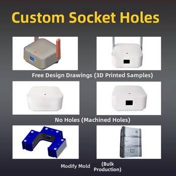 Калъф за WiFi усилвател на сигнали LYQ013, ABS+PC, електрически корпус, марка 013