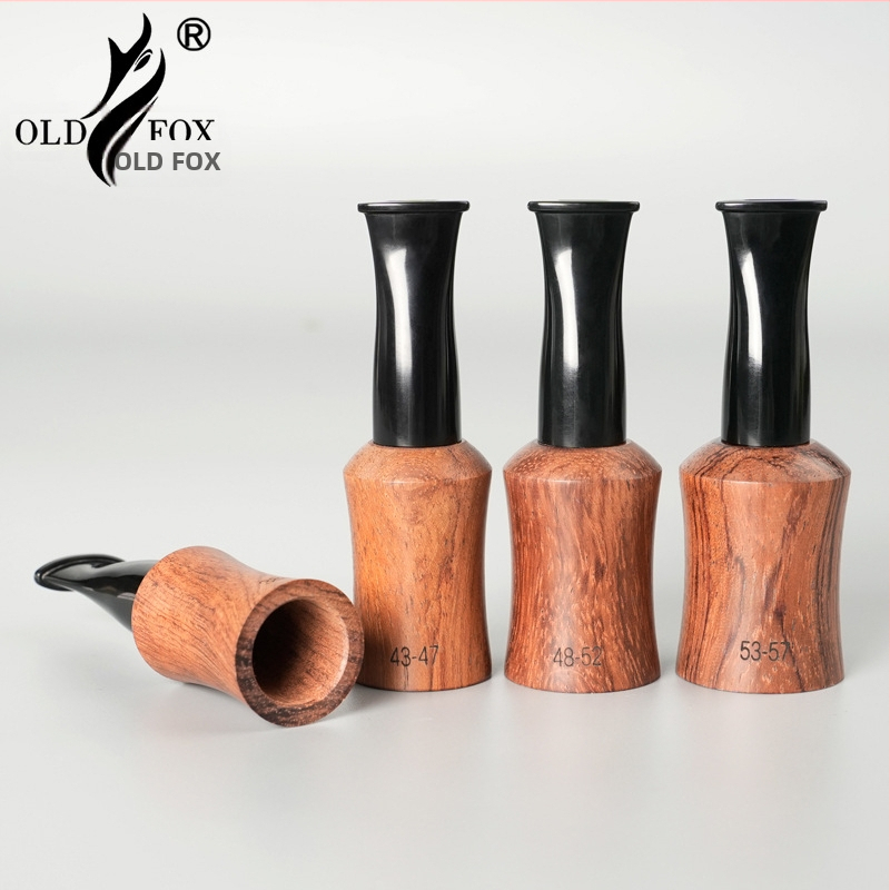 OLD FOX Ústny konec na cigare z Rosewood-Acrylic — prispôsobiteľný, s návodom, jednoduchý štýl