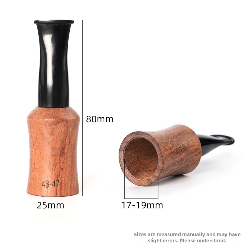 OLD FOX Ústny konec na cigare z Rosewood-Acrylic — prispôsobiteľný, s návodom, jednoduchý štýl