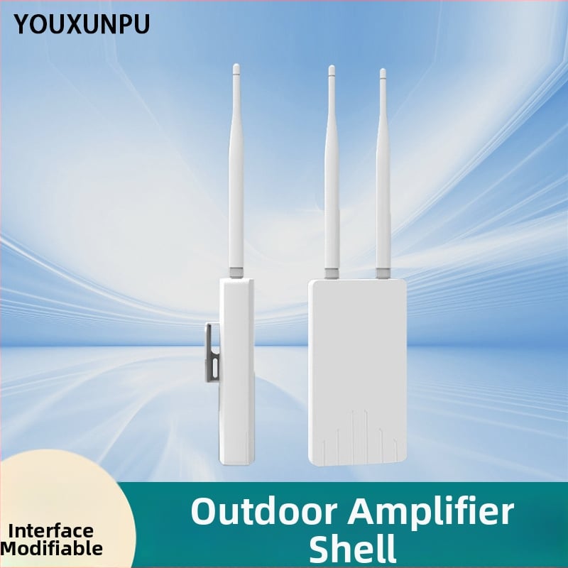 Корпус за повторител с двойна антена, ABS пластмаса, за оборудване за мониторинг на сигнал в мрежата — модел 1