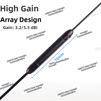 Automobilska antena s dvostrukim segmentom SM-510B - visok dobitak 3.2/5.2 dBi - 50W