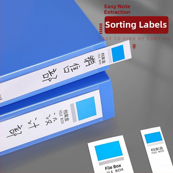 Sklopiva kutija za dokumente A4, PVC materijal, s ispisanim logotipom