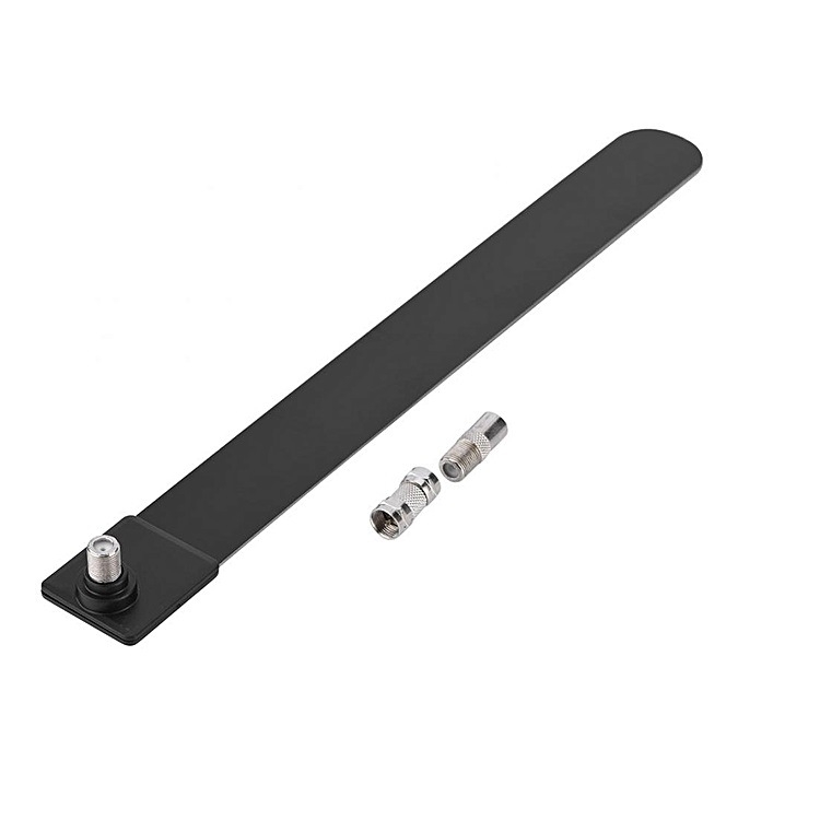 AH-008 belső HDTV antenna – megnövelt jel erősítés, frekvenciasávok 146–176 MHz és 230–862 MHz, impedancia 75 Ω, SWR ≤ 2.0