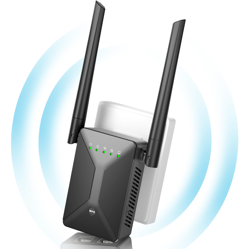 WiFi επαναλήπτης διπλού φάσματος, 300 Mbps, 802.11n, εμβέλεια έως 100 m