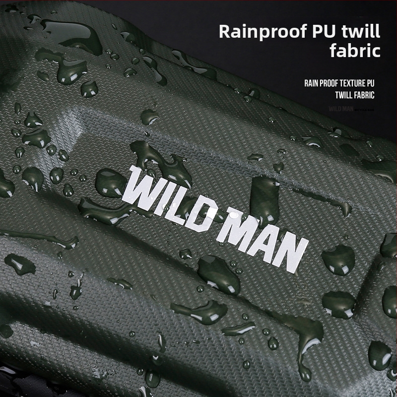 Taška na sedlo bicykla WILD MAN - PU+EVA+polyester; 0.8 L; model GD700; značka WILD MAN; na uloženie malých predmetov a gadgetov