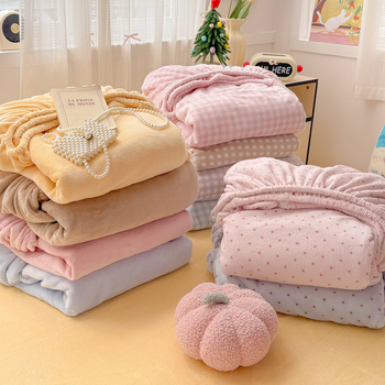 Navlaka za madrac od mliječnog velura s obodom šavom, reaktivno bojanje, 800–1000 g, moderni minimalistički stil