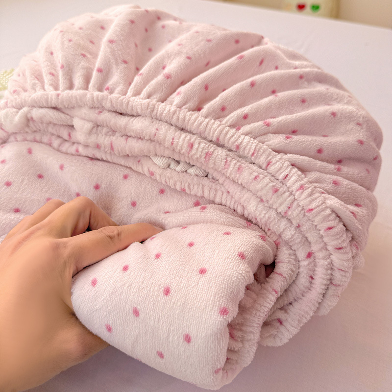 Navlaka za madrac od mliječnog velura s obodom šavom, reaktivno bojanje, 800–1000 g, moderni minimalistički stil