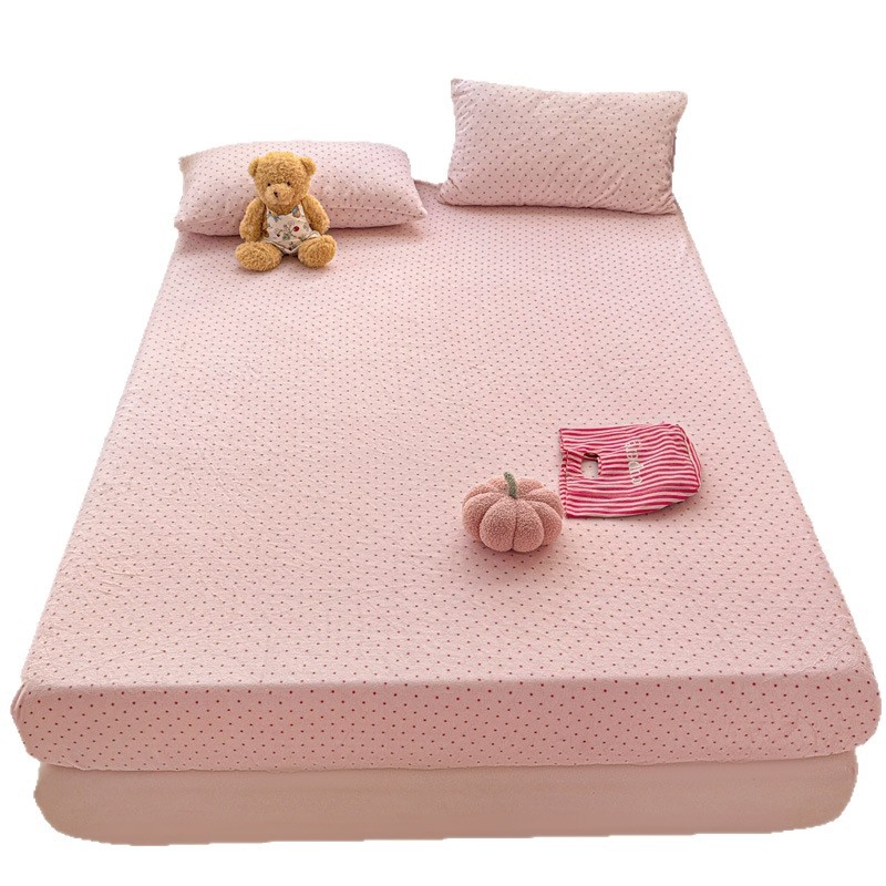 Navlaka za madrac od mliječnog velura s obodom šavom, reaktivno bojanje, 800–1000 g, moderni minimalistički stil