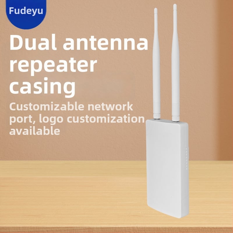 Корпус за повторител на сигнала – ABS пластмасов, двойна антена, WiFi IoT