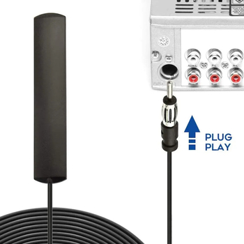 Amplificator de semnal pentru antena FM a mașinii – ABS, 12V, modelul 00123, 41 g