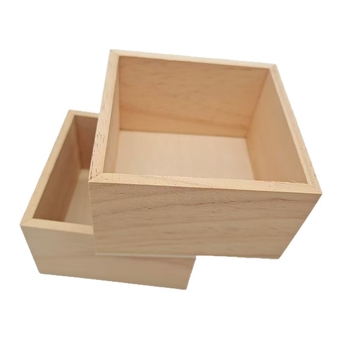 Drvena kutija za stolno skladištenje bez poklopca, pravokutni organizator, moderni minimalistički stil, model GH20250713, kapacitet 10, mogućnost prilagođenog logotipa