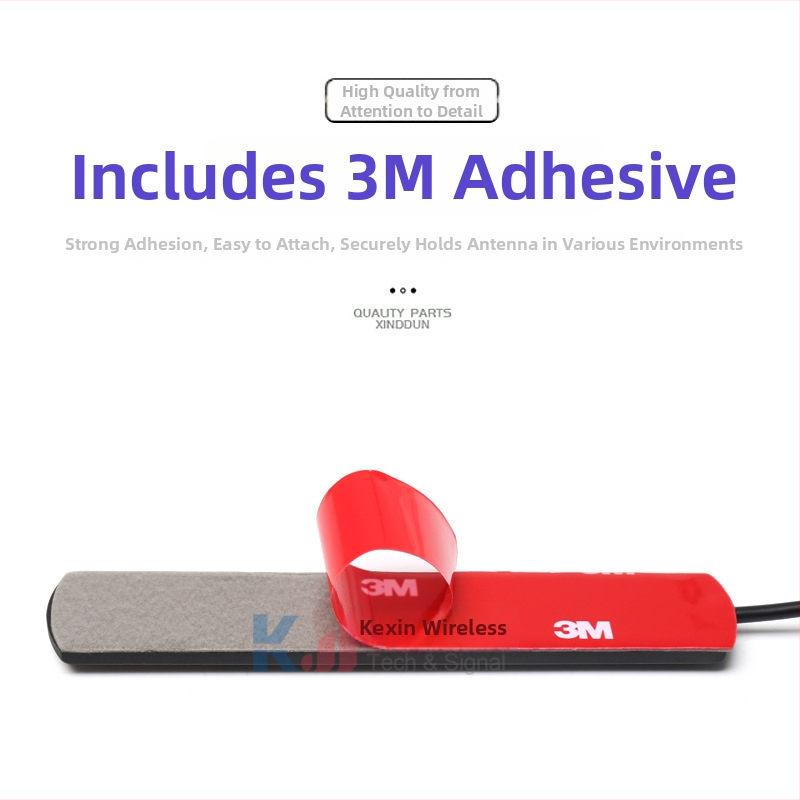 Automobilová patch antena pre rádio FM s vysokým ziskom, model KX-TP-SYJ-3M, SWR ≤ 1.5, značka Shenxin