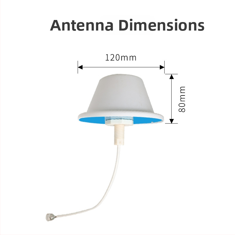 Nube Nu 5gxw 80-120-60 n Belső mennyezeti 5G antenna teljes sáv, 8 dBi, 700–3800 MHz, 50 Ω, SWR ≤ 1.5