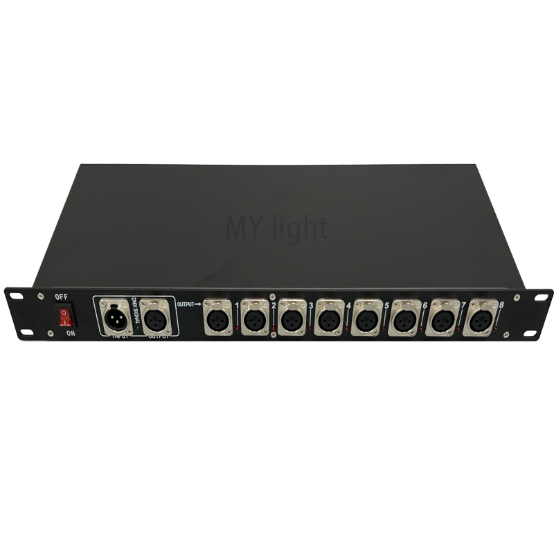 Scenska rasvjeta: optički pojačivač signala s DMX512 bežičnim transceiverom i dijeljitelj signala – model MY, optoelektrična izolacija, prilagodba dostupna