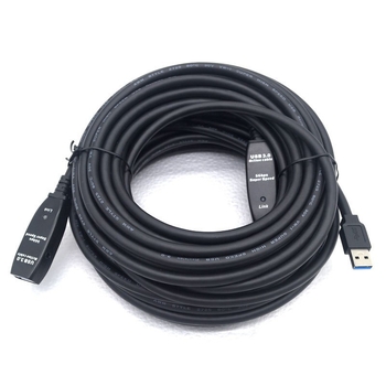 USB 3.0 produžni kabel sa pojačanjem signala, muško–ženski priključak, za videokonferencije, napajani
