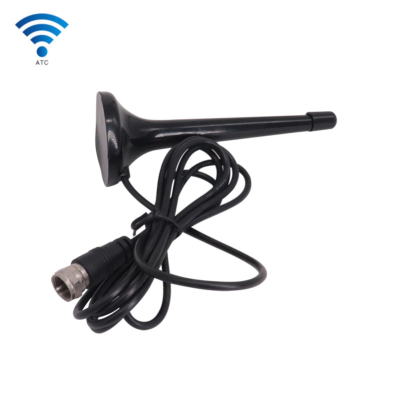 Beltéri TV-antenna, 10 dB nyereség, 80–6000 MHz frekvenciasáv, 50 Ω impedancia, SWR ≤1,5, távirányító hatótávolság 30 m