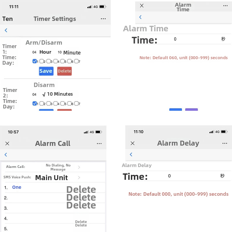 Lion King 2000v 4G sustav alarma protiv krađe, 30 zona, 24 bežična uređaja, napajanje 220V