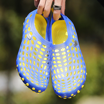 Sandale jelly pentru bărbați – PU partea superioară, talpă din cauciuc, stil plajă, respirabile