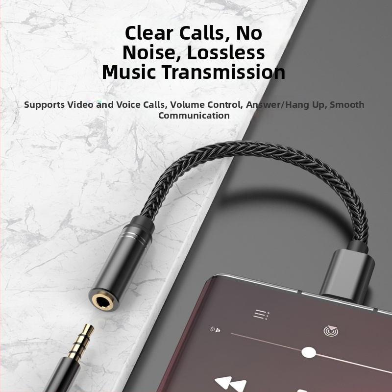 Type-C na 3,5 mm audio adaptér pre USB-C zariadenia - HD stereo zvuk