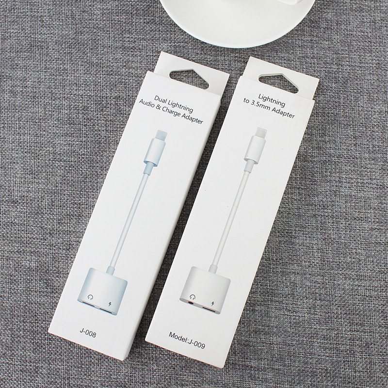 Adapter za slušalice za iPhone – Lightning na 3,5 mm, Type-C audio pretvarač, neutralna marka, opći model, kompatibilan s Xiaomi/Huawei/Letv, privatna oznaka dostupna