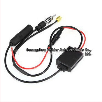 Automobilový FM anténny zosilňovač, univerzálna kompatibilita, lepiace uchytenie, 12V, značka Hailis