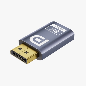 Adaptor Type-C la DP, 8K60Hz Ultra HD, USB-C femeie la DP bărbat 1.4, pentru laptopuri, telefoane și tablete către afișaje externe