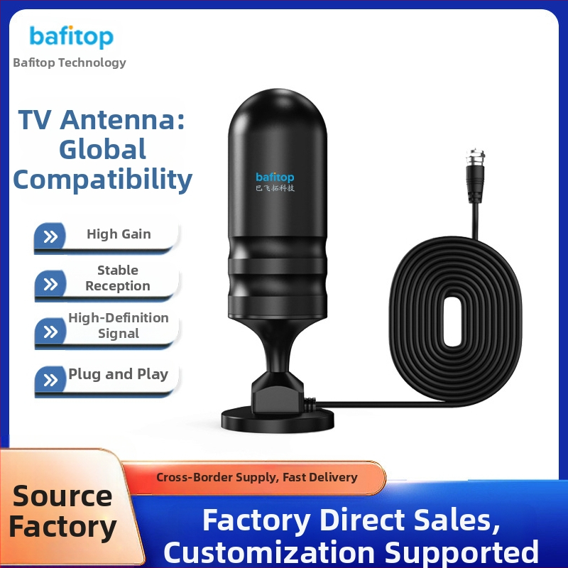 Vnútorná DTMB HDTV digitálna televízna anténa, zosilnenie signálu, bezdrôtová, Pavitt