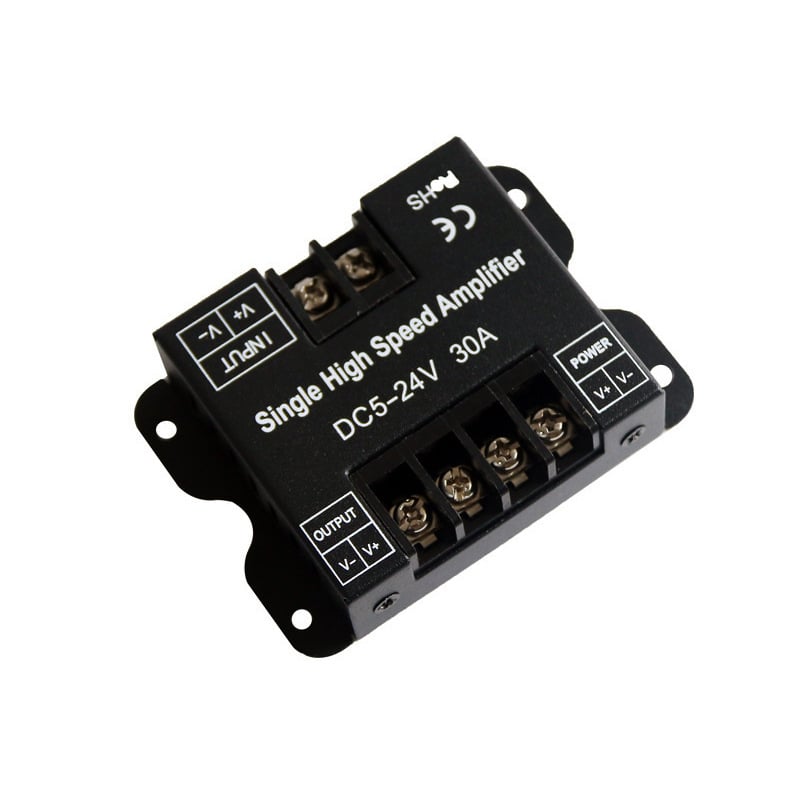 Pojačalo za LED trake WM-30A, 30A, 12V, metalno kućište