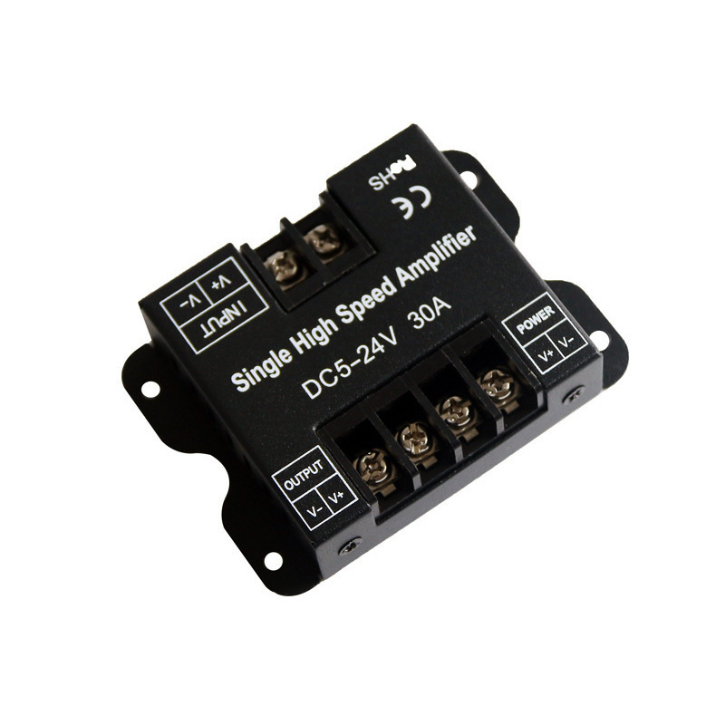 Pojačalo za LED trake WM-30A, 30A, 12V, metalno kućište