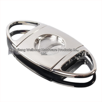 Škare za cigare, cinkova legura, dvostruka oštrica, poklon kutija, ispis logotipa, mogućnost prilagodbe