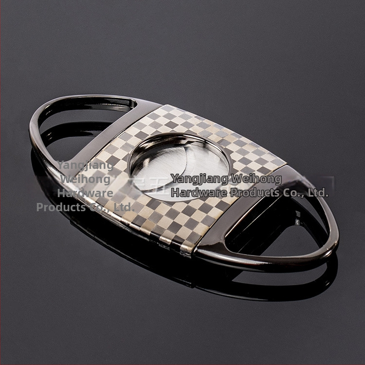 Škare za cigare, cinkova legura, dvostruka oštrica, poklon kutija, ispis logotipa, mogućnost prilagodbe