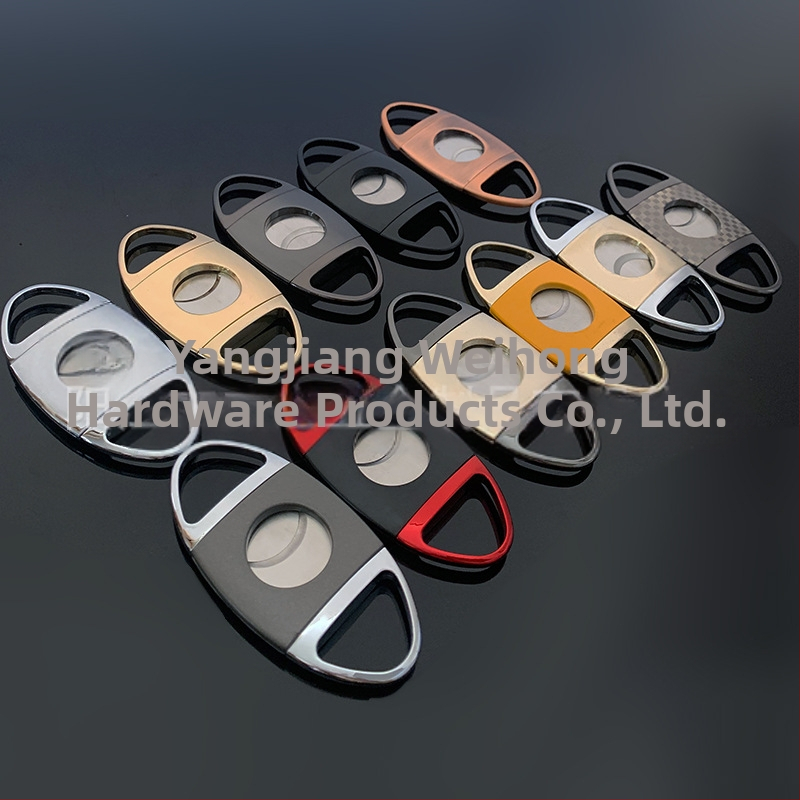 Škare za cigare, cinkova legura, dvostruka oštrica, poklon kutija, ispis logotipa, mogućnost prilagodbe