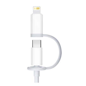 Adaptor OTG wireless Type-C femel către Lightning pentru iPhone cu cablu USB două-in-unu (1 m)
