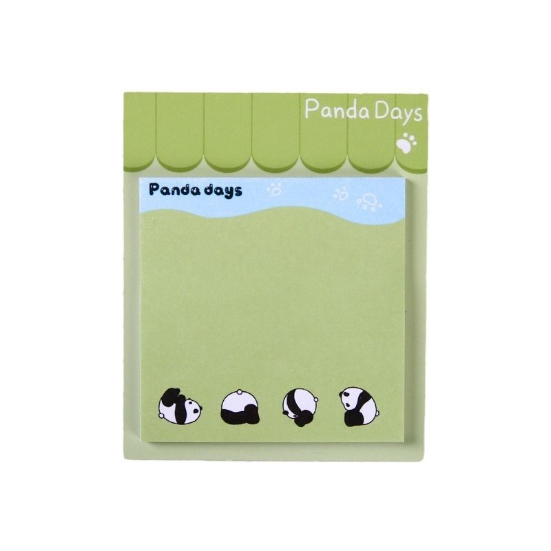 MOYL Notițe lipicioase cu panda drăguț pentru elevi – bloc-notes autocolant, 30 de pagini, potrivit pentru elevii de la primar până la gimnaziu (Brand: MOYL; Pagini: 30; Adeziv: Da; IP: Nu)