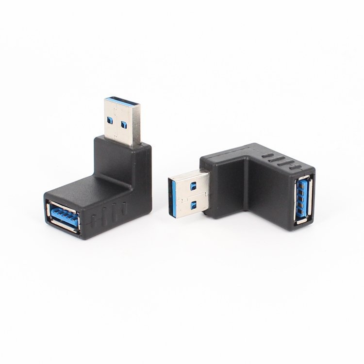 USB 3.0 adapter za produženje podataka, muški–ženski, L-tip, 90° (Model LY-U3T012)