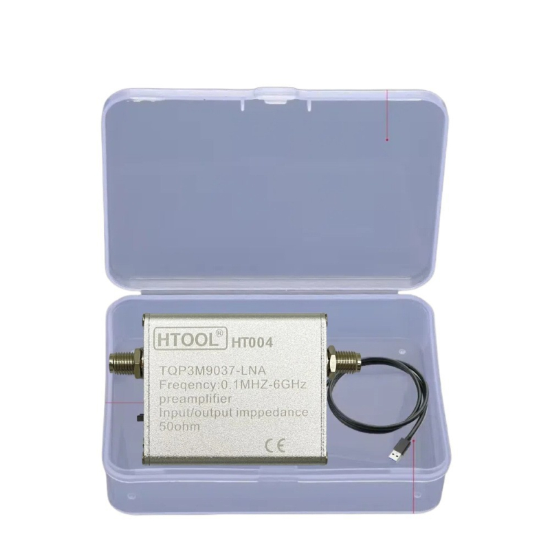 Ht004A Автомобилен усилвател на сигнала 0.1–6 GHz, пълен обхват, нисък шум, с батерия