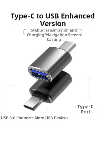 Mercedes-Benz auto Type-C na USB 3.0 OTG prevodník — TPC 3.0, OTG922, Type-C kompatibilný