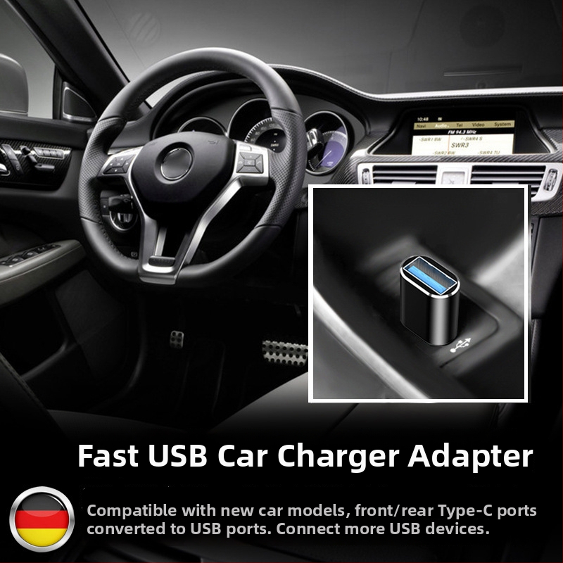 Mercedes-Benz auto Type-C na USB 3.0 OTG prevodník — TPC 3.0, OTG922, Type-C kompatibilný