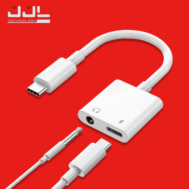 Digitalni audio adapter USB-C na 3,5 mm: 2 u 1, PD brzo punjenje, 3 A tok, ugrađeni DAC