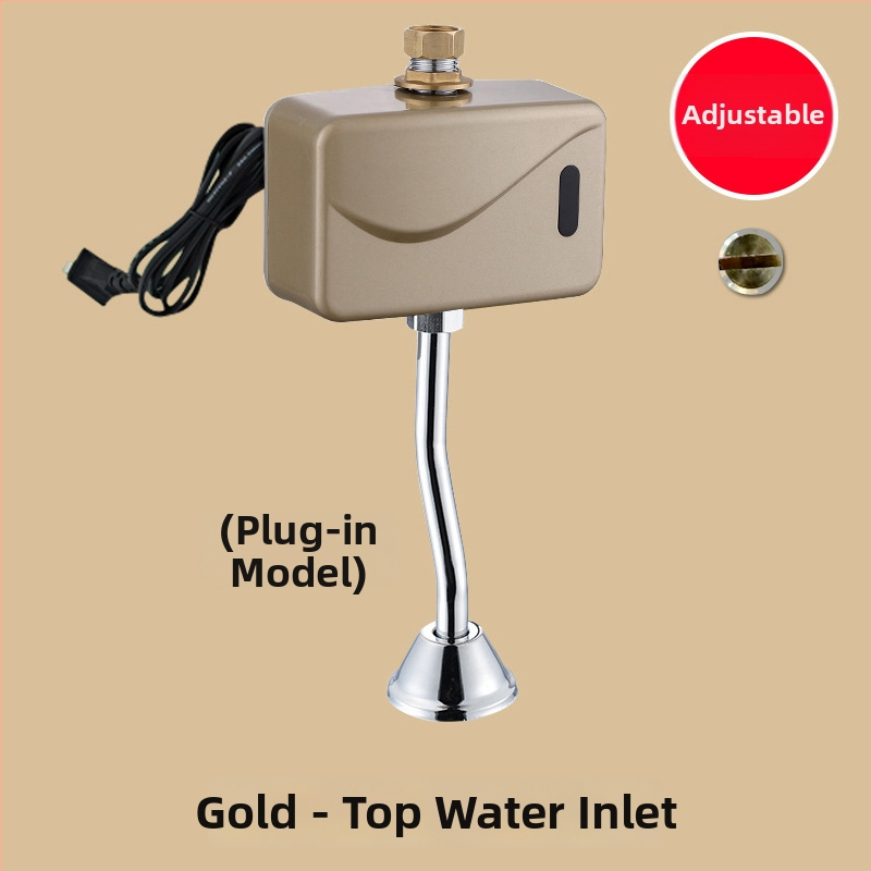 Potpuno automatski inteligentni senzor za urin, površinski montirani splach ventil, model 2207, bakar, moderan stil, mogućnost prilagodbe