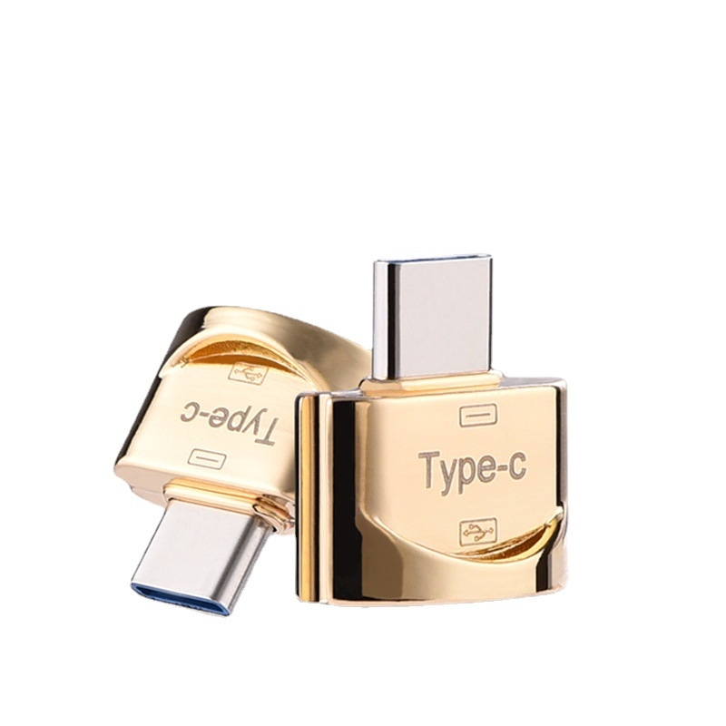 Adaptor OTG USB-C din metal, aliaj de zinc, pentru telefoane Android și calculatoare, model JY-606, brand JAYA